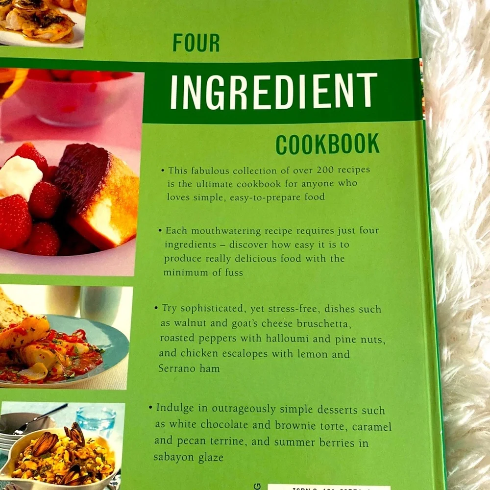 FOUR INGREDIENT COOKBOOK  Fabulous Fast 4 Ingredient Cookbook Joanna Farrow - Picture 4 of 13